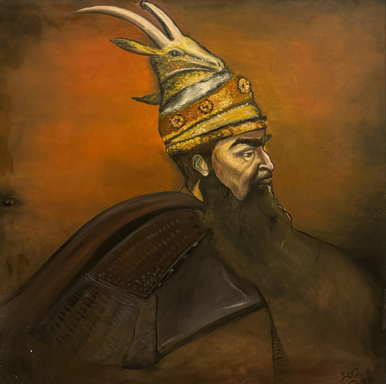 Portrait of Skenderbeu